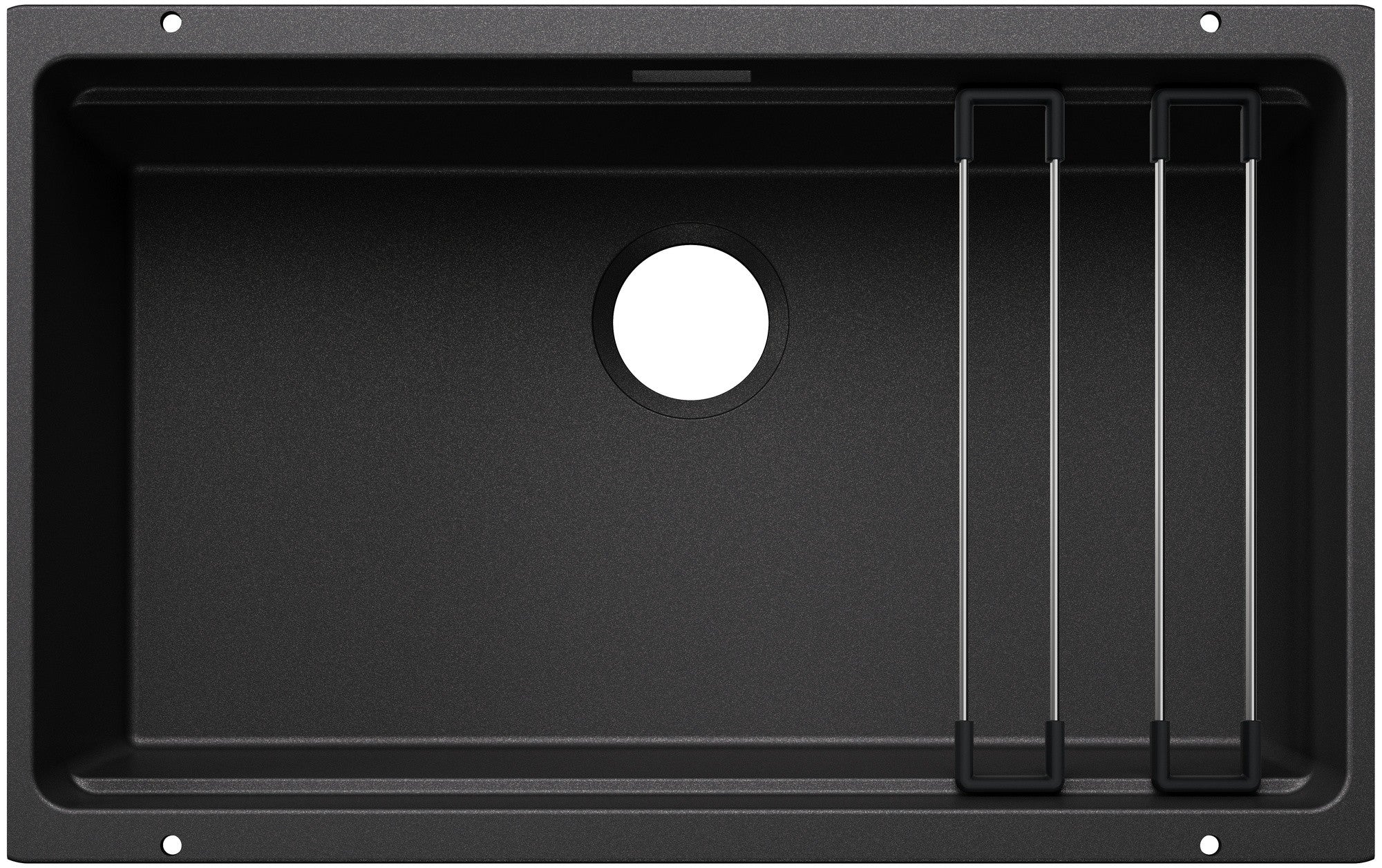 Chiuveta bucatarie Blanco Etagon 700, 527765, granit antracit, sub blat, 700 x 400 mm